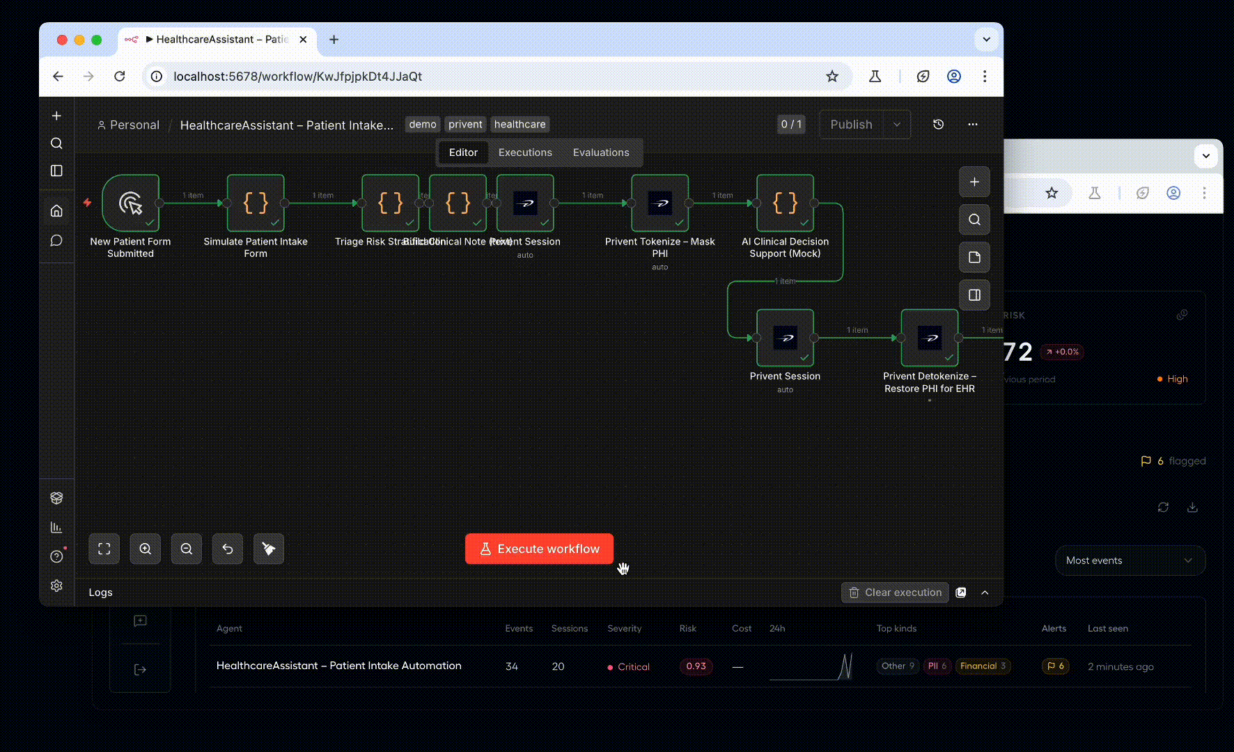 Privent demo